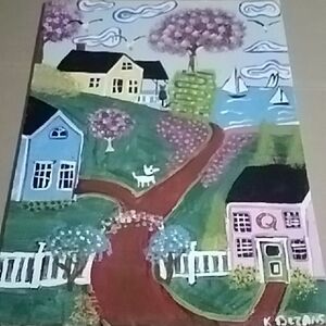 Colorful Landscape Painting